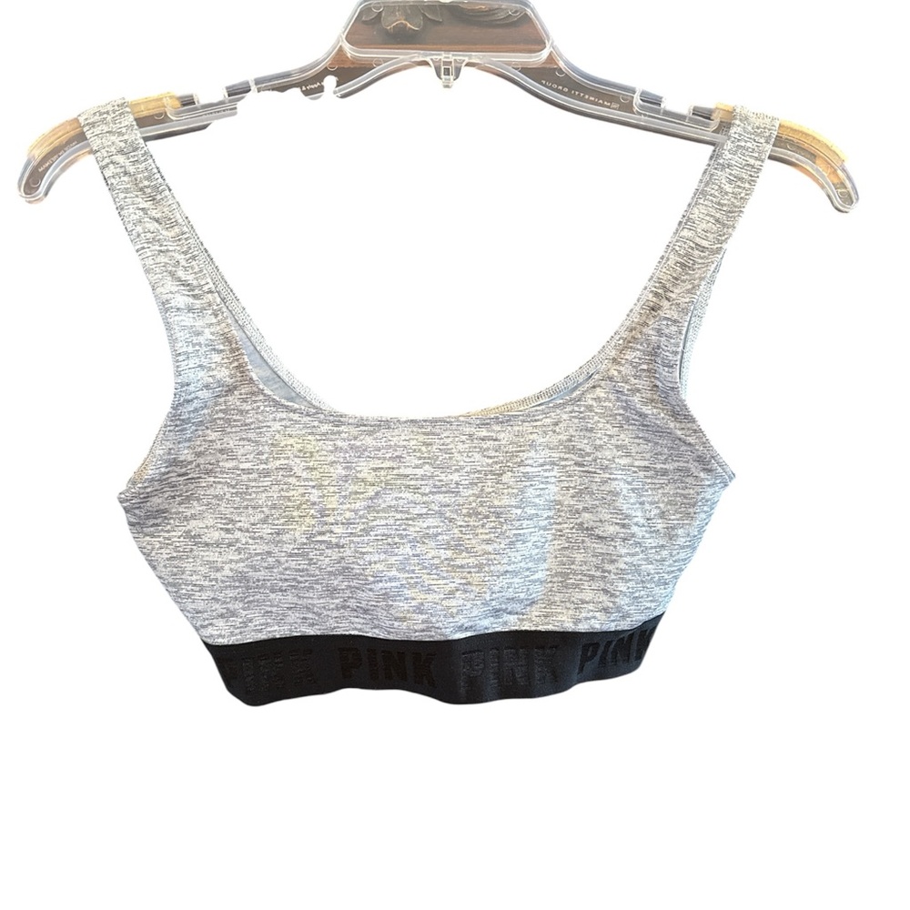 Victoria's Secret Gray and Black Sports Bra